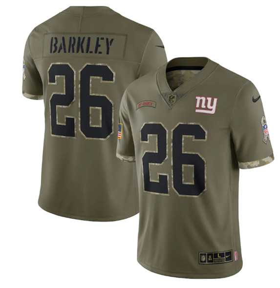 Men's New York Giants #26 Saquon Barkley 2022 Olive Salute To Service Limited Stitched Jersey,We sell and wholesale Men's New York Giants #26 Saquon Barkley 2022 Olive Salute To Service Limited Stitched Jersey on line form chian!